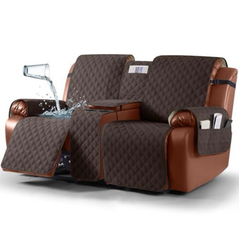 Waterproof Brown Recliner Cover